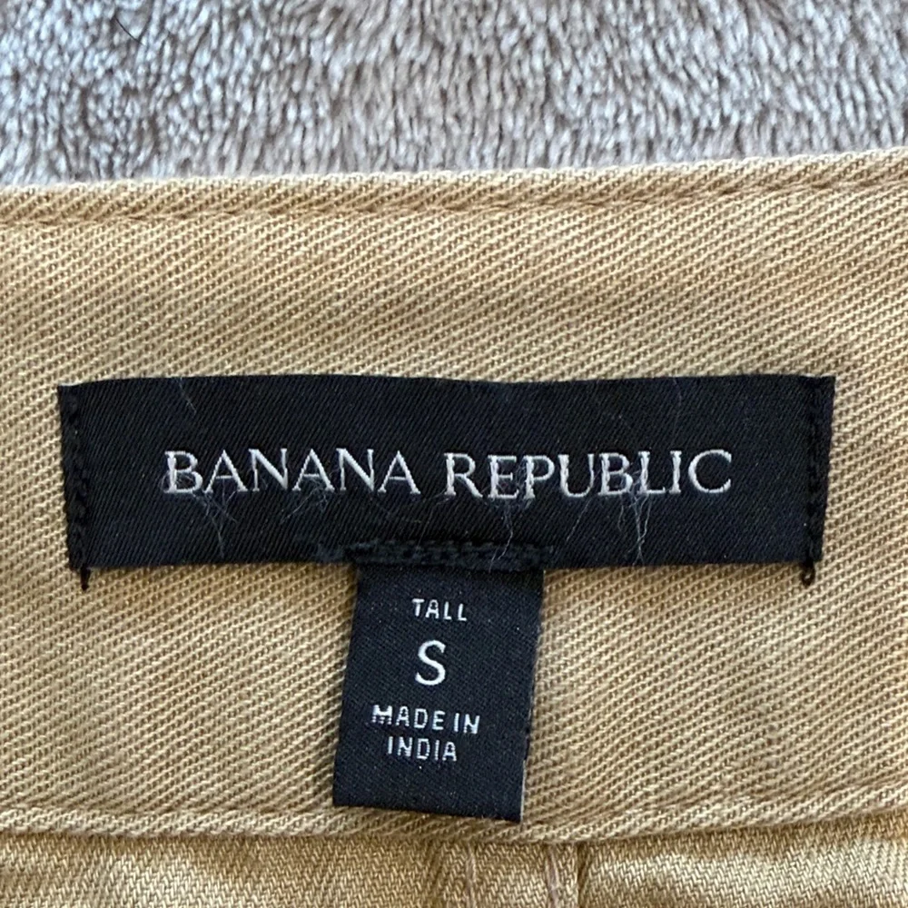 Banana Republic Camel Utility Mini Skirt with Tie Waist